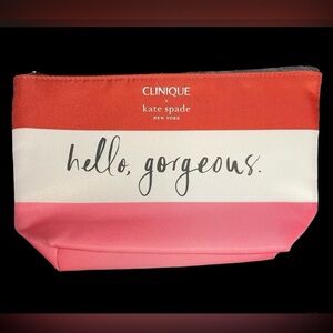 Clinique Kate Spade Cosmetic bag NWT